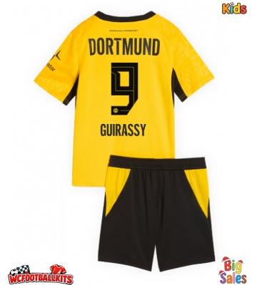 Borussia Dortmund Serhou Guirassy #9 Replica Home Stadium Kit for Kids 2026-27 Short Sleeve (+ pants)